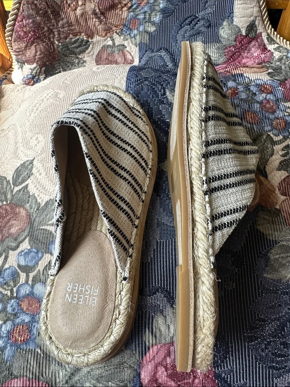 Eileen Fisher slip espadrille